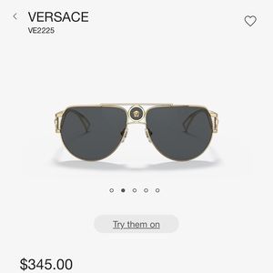 ❌SOLD❌Versace Aviator Sunglasses